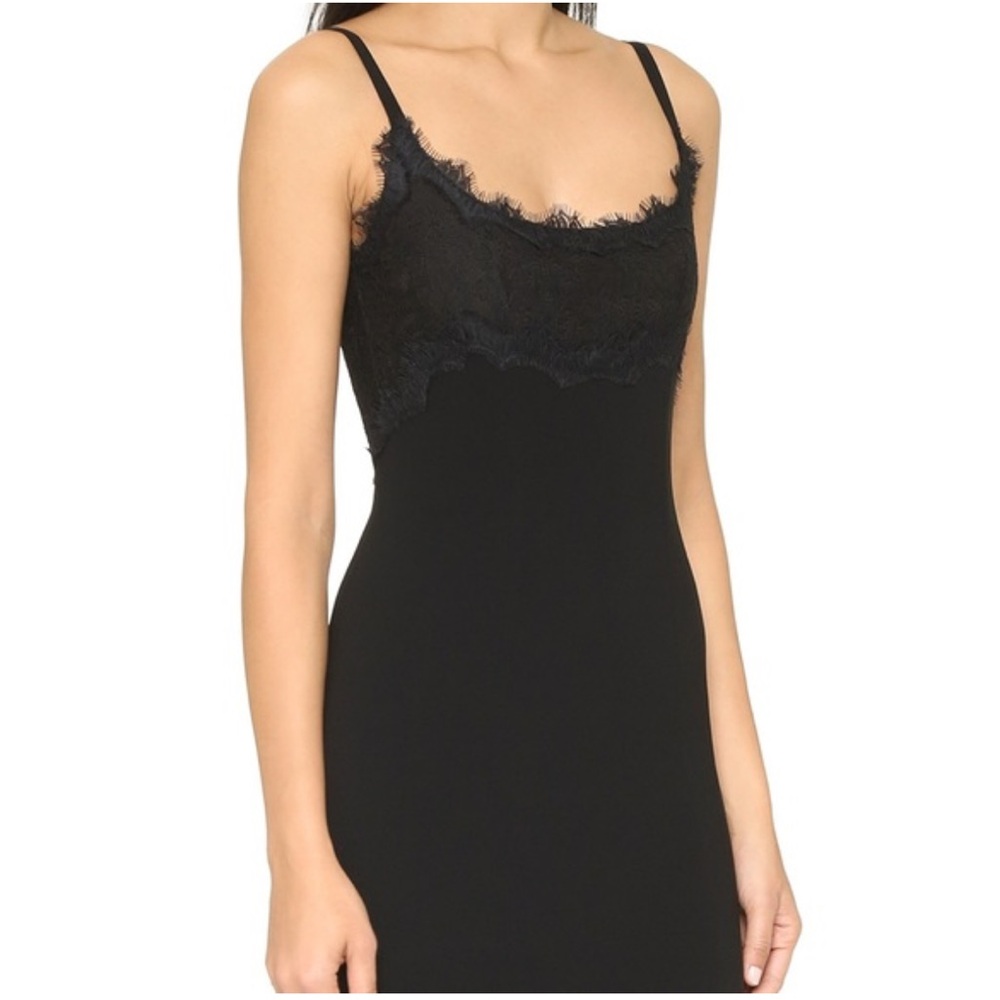 Diane Von Furstenberg Black Lace Dress
